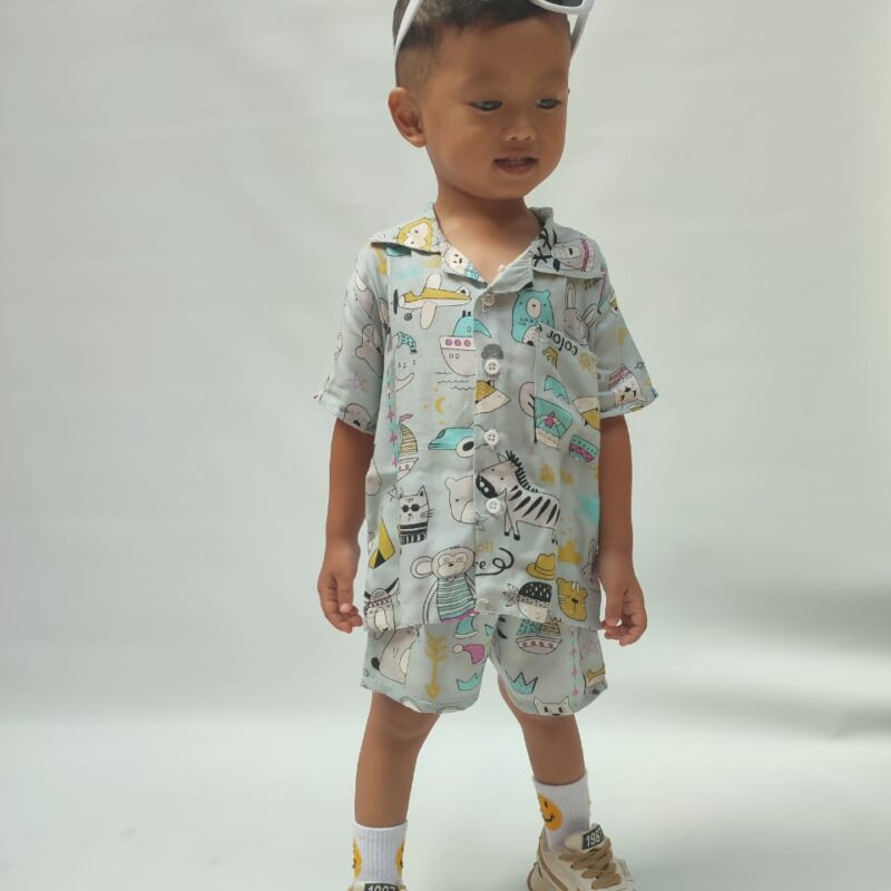 Setelan Rayon Perahu Layar