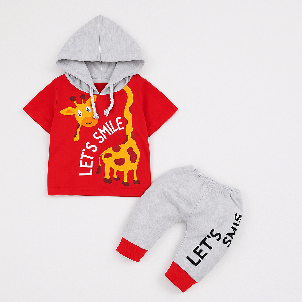 Setelan Hoodie Jerapah