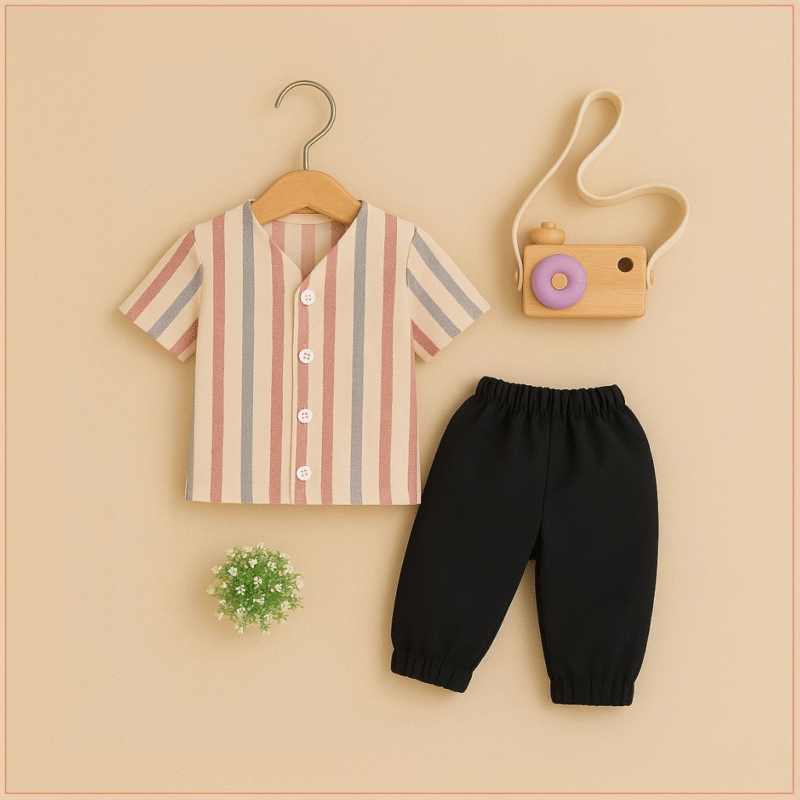 Setelan Kemeja Fun Color